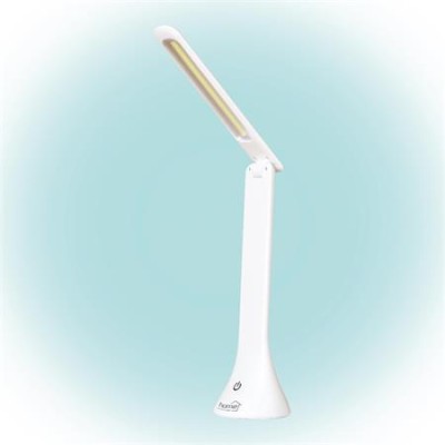 Asztali lámpa, LED, szabályozható, USB, HOME, fehér