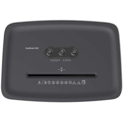 Iratmegsemmisítő, konfetti, 18 lap, HP "Oneshred 18CC", világosszürke