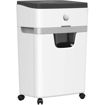 Iratmegsemmisítő, mikrokonfetti, 12 lap, HP "Oneshred 12MC", világosszürke