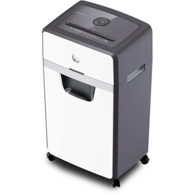 Iratmegsemmisítő, konfetti, 24 lap, HP "Oneshred 24CC", világosszürke