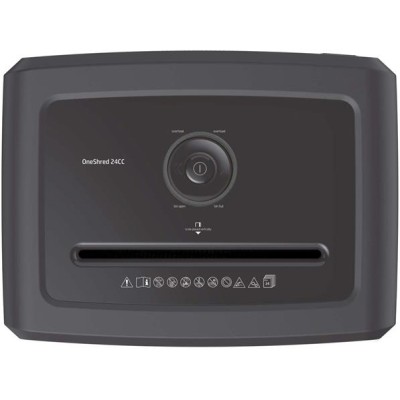 Iratmegsemmisítő, konfetti, 24 lap, HP "Oneshred 24CC", világosszürke