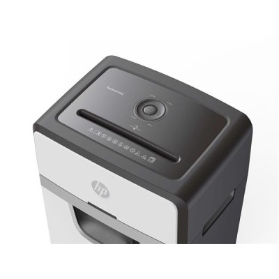 Iratmegsemmisítő, konfetti, 24 lap, HP "Oneshred 24CC", világosszürke