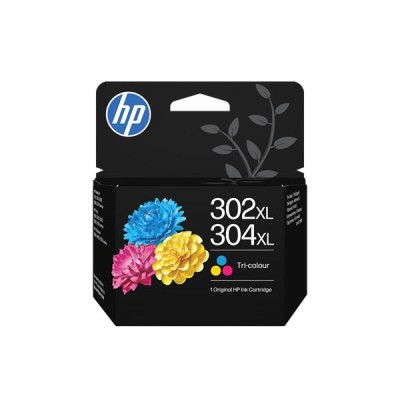 B7RT8AE Tintapatron DeskJet 2620 nyomtatókhoz, HP 302XL/304XL, színes, 300 oldal