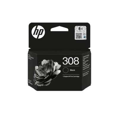 7FP21UE Tintapatron Deskjet 2900, Envy 6110e nyomtatókhoz, HP 308, fekete, 160 oldal