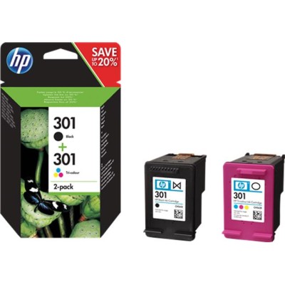 N9J72AE Tintapatron pack DeskJet 2050 nyomtatóhoz, HP 301, b+c+m+y