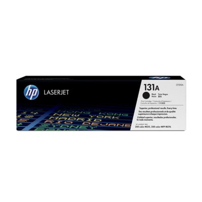 CF210A Lézertoner LaserJet Pro 200 M276N nyomtatóhoz, HP 131A, fekete, 1,6k