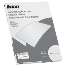 Meleglamináló fólia, 100 mikron, A4, fényes, IBICO "Medium"