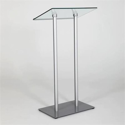 Előadói pulpitus, üveg fedlap, 111 cm