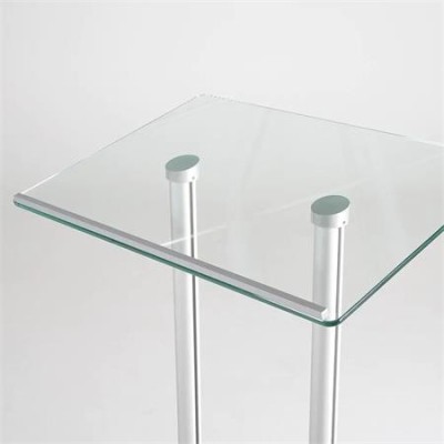 Előadói pulpitus, üveg fedlap, 111 cm