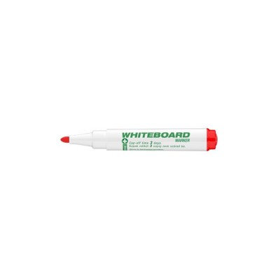 Tábla- és flipchart marker, 1-3 mm, antibakteriális, kúpos, ICO "11 XXL", piros