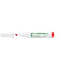 Tábla- és flipchart marker, 1-3 mm, antibakteriális, kúpos, ICO "11 XXL", piros