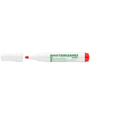 Tábla- és flipchart marker, 1-3 mm, antibakteriális, kúpos, ICO "11 XXL", piros