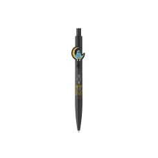 Golyóstoll, 0,8 mm, nyomógombos, ICO "Astronaut", fekete-fekete