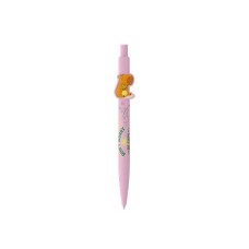 Golyóstoll, 0,8 mm, nyomógombos, ICO "Capybara", pasztell rózsaszín