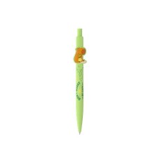Golyóstoll, 0,8 mm, nyomógombos, ICO "Capybara", pasztell zöld