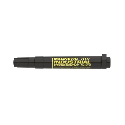 Alkoholos marker, ipari, 1-3 mm, kúpos, mágnessel, ICO "Magnetic industrial permanent 11 XXL", fekete