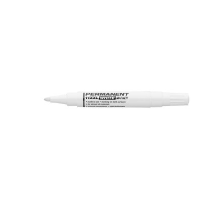 Alkoholos marker, 1-3 mm, kúpos, ICO "Permanent 11 XXL", fehér