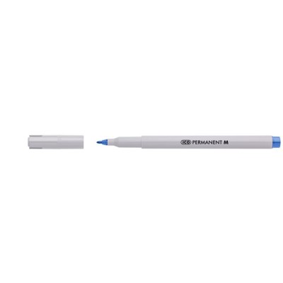 Alkoholos marker, 1-1,5 mm, ICO "Permanent  M", kék