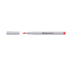 Alkoholos marker, 1-1,5 mm,  ICO "Permanent M", piros