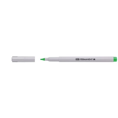 Alkoholos marker, 1-1,5 mm, ICO "Permanent M", zöld