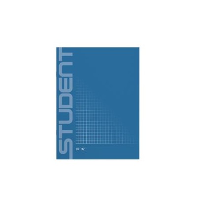 Füzet, tűzött, A4, kockás, 32 lap, ICO "Student"