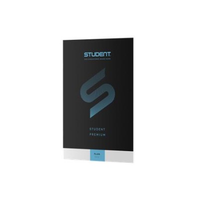 Füzet, tűzött, A4, sima, 32 lap, ICO "Student Premium", "80-32", fekete