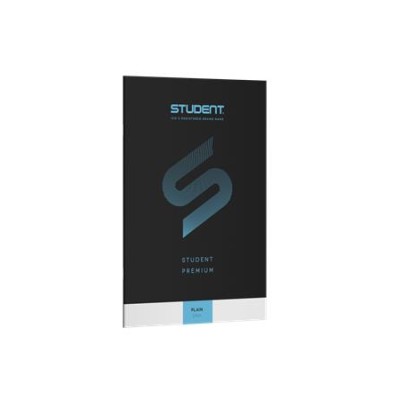 Füzet, tűzött, A4, sima, 32 lap, ICO "Student Premium", "80-32", fekete