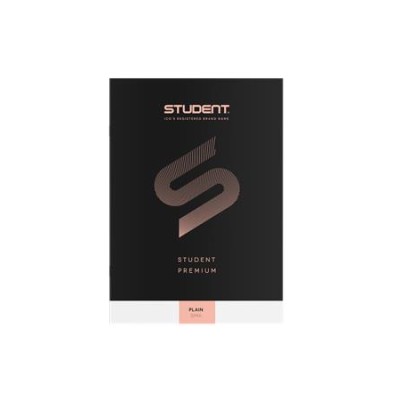 Füzet, tűzött, A4, sima, 32 lap, ICO "Student Premium", "80-32", fekete