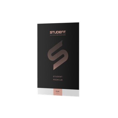 Füzet, tűzött, A4, sima, 32 lap, ICO "Student Premium", "80-32", fekete