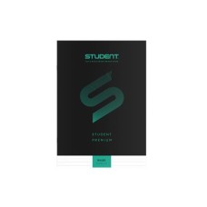 Füzet, tűzött, A4, vonalas, 32 lap, ICO "Student Premium", "81-32", fekete