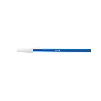 Golyóstoll, 0,7 mm, kupakos, ICO "Signetta", kék