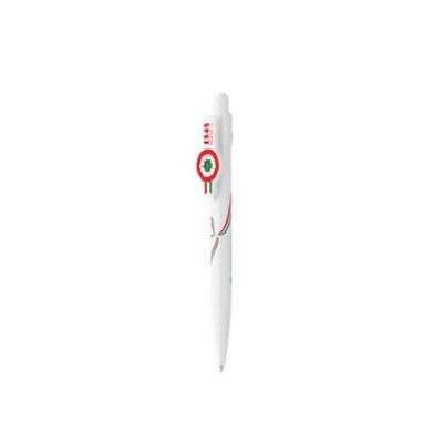 Golyóstoll, 0,8 mm, nyomógombos, ICO, kokárdás
