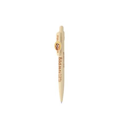 Golyóstoll display, 0,8 mm, nyomógombos, kutyás tolltest, ICO "Dog", kék