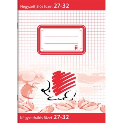 Füzet, tűzött, A5, kockás, 32 lap, ICO "Süni"