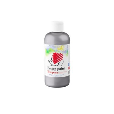 Tempera, 500 ml, ICO "Süni", ezüst