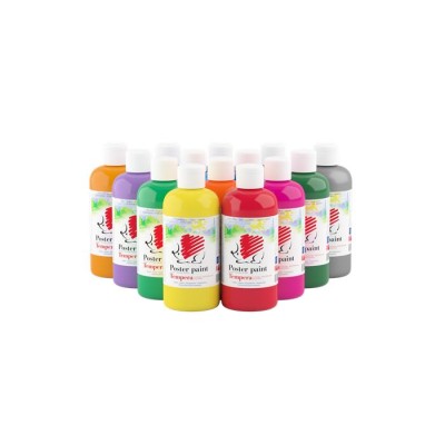Tempera, 500 ml, ICO "Süni", sárga