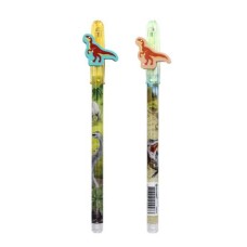 Tolóbetétes ceruza radírral display, HB, ICO "Bensia", dinoszaurusz