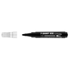 Textilmarker, 1-3 mm, kúpos, ICO "XXL T-Shirt", fekete