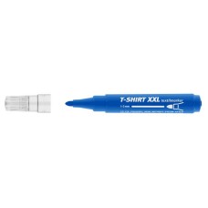 Textilmarker, 1-3 mm, kúpos, ICO "XXL T-Shirt", kék