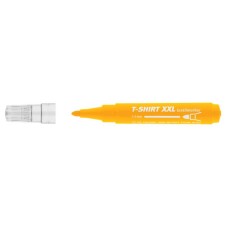 Textilmarker, 1-3 mm, kúpos, ICO "XXL T-Shirt", sárga