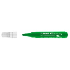 Textilmarker, 1-3 mm, kúpos, ICO "XXL T-Shirt", zöld