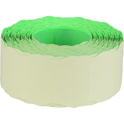 Árazószalag, 25x16 FLUO zöld