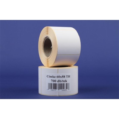 Etikett, thermo, 60x58 mm, 700 etikett/tekercs