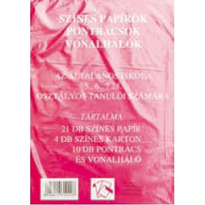 Színes papírok, pontrácsok 5-8. o.