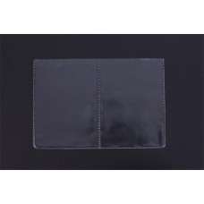 Igazolványtartó, Jogosítvány-, Forgalmi engedély tok, PVC, átlátszó