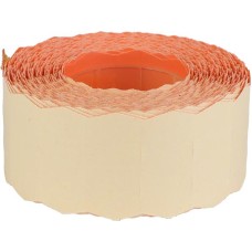 Árazószalag, 25x16 mm, visszaszedhető ragasztóval, pasztell narancssárga