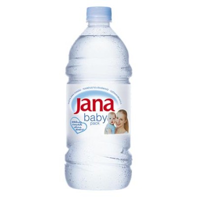 Ásványvíz, szénsavmentes, JANA, 1 l, "Baby Pack"
