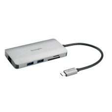Dokkoló, 8 port, USB-C, KENSINGTON "UH1400P"