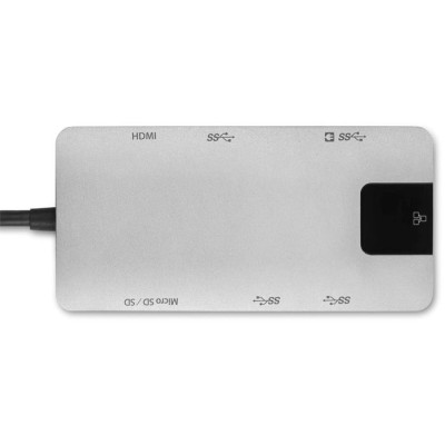 Dokkoló, 8 port, USB-C, KENSINGTON "UH1400P"