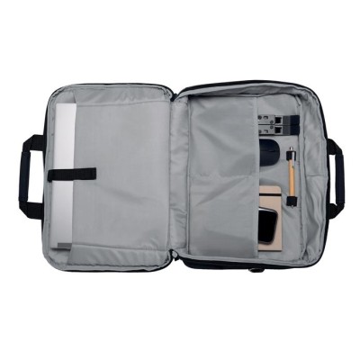 Notebook táska, 16", újrahasznosított anyagból, KENSINGTON "EQ Briefcase", fekete